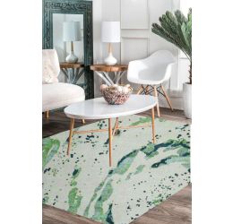 Paint Pusher Modern Handmade Area Rug