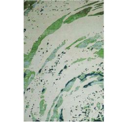 Paint Pusher Modern Handmade Area Rug