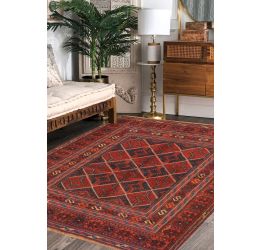 Goz Rustic Traditional Kilim Area Rug