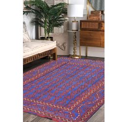 Seleser Motif Kilim Flat-Woven Area Rug