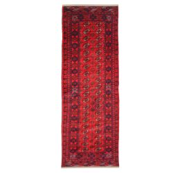 Red Bukhara Afghan Handmade Runner