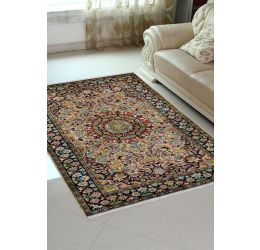 3 X 5 Size Jewel Nain Tabriz Silk Area Rug