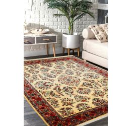 Ivory Phool Bagh Area Rug