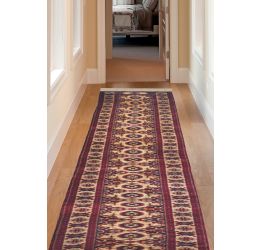 Lotus Kali Handknotted Afghan Runner