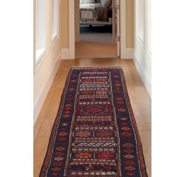 Abstract Camel Handmade Kilim Runner