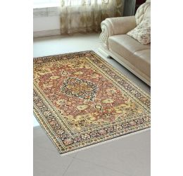 Rouge Jewel Moti Handmade Silk Carpet