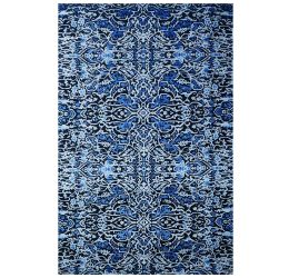 Bombay Blue Modern Area Rug