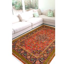 Auburn Medallion Woolen Carpet