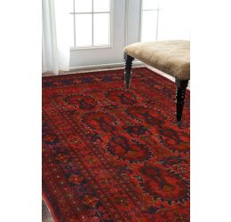 Caucasian Love Afghan Area Carpet