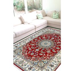 Chakra Kashan Woolen Carpet