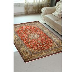 Cluster Kashan Silk Area Rug