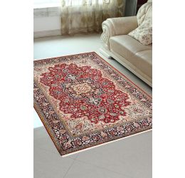 Diamond Medallion Kashan Area Rug