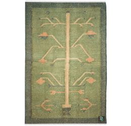 Tree of life Flat-Woven Cotton Dhurrie