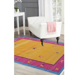 Dual Passion Woolen Area Dhurrie