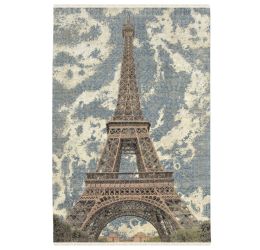 Eiffel Tower Handmade Woolen Carpet