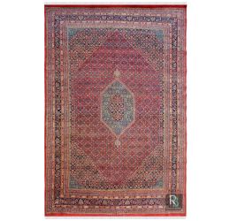 Turquoise Bidjar Handknotted Wool Rug