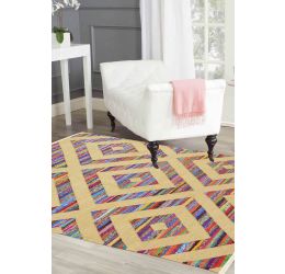 Five Diamond Cotton Handwoven Durry