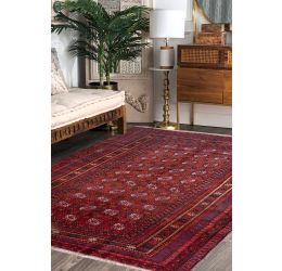 Rust Bokhara Handmade Kilim Carpet