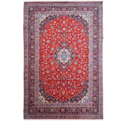 Rouge Afshar Woolen Rug