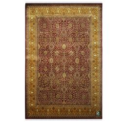 Gold Jewel Beauty Handknotted Wool Rug