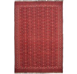 Rust Goz Flat-Woven Kilim Carpet