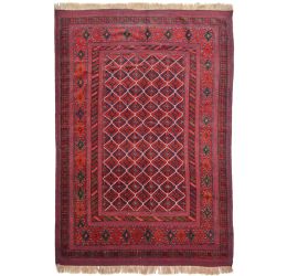 Rustic Goz Classic Flat-Woven Kilim Area Rug