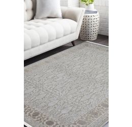 Soothing Grey Handmade Area Rug