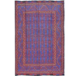 Seleser Motif Kilim Flat-Woven Area Rug