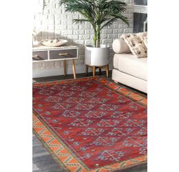 Auburn Floral Woolen Carpet