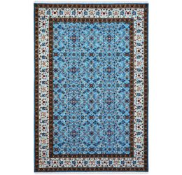 Neel Floral Kashan Handknotted Wool Rug