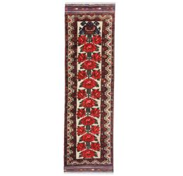 Gulab Floral Handknotted Afghan Runner