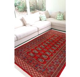 Dual Bokhara Handmade Woolen Carpet