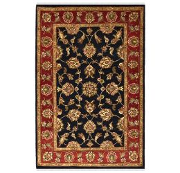 Floral King Handknotted Wool Area Rug