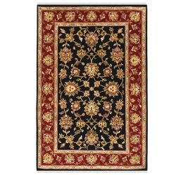 Beautiful Floral Jaal Handknotted Wool Area Rug