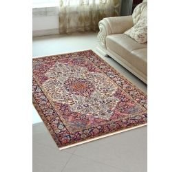 Fleur Kashan Handknotted Silk Area Rug