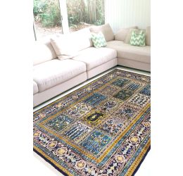Jaali Pardah Qum Woolen Carpet