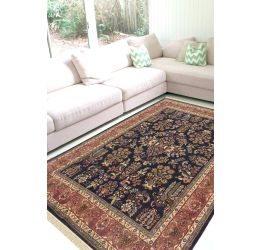 Jhoomar Motif Handmade Woolen Carpet
