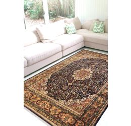 Kashan Neel Pendulum Handmade Carpet