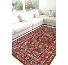 Maroon Khurashan Area Rug