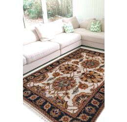 Mughal Chobi Woolen Area Rug