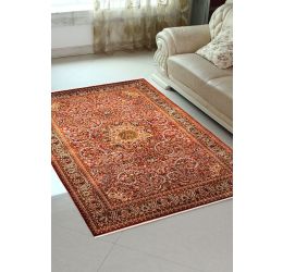 Nain Chakra Kashan Silk Area Rug