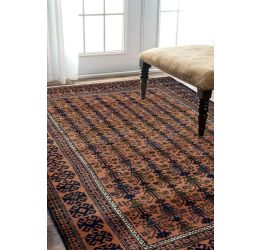 Olive Caucasian Handmade Area Rug