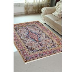Pendulum Tabriz Handknotted Silk Carpet