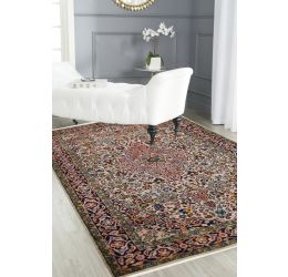 Salmon Medallion Handmade Silk Rug