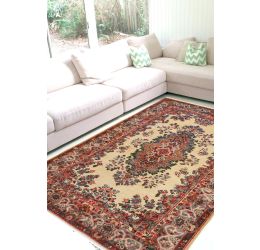 Seneh Old Kirman Handmade Woolen Area Rug