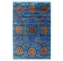 Sunshine Flower Sari Silk Carpet