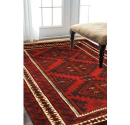 Tri Afghan Area Rug