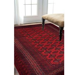 Tribal Bokhara Deux Afghan Area Rug