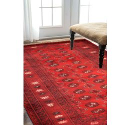 Tribal Bokhara Une Afghan Carpet