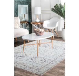 Contemporary Qum Handknotted Wool Area Rug